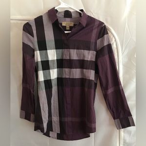 burberry women button down top